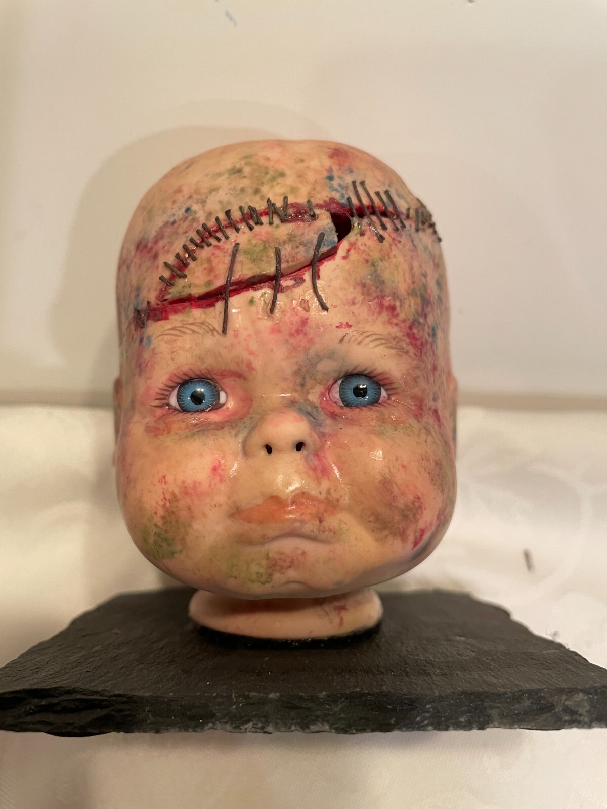 Scary Creepy Offensive Baby Doll Head