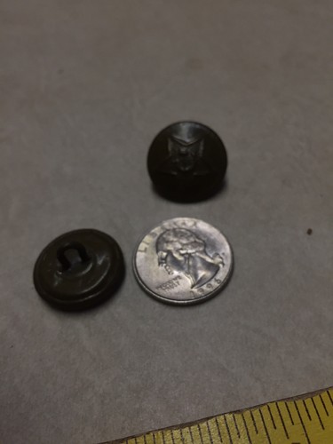 Vtg USSR Military Sewing Buttons Lot (2)