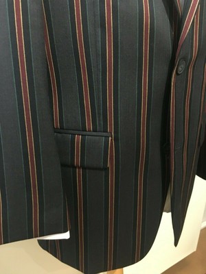 REGATTA HENLEY REGATTA MARINEBLAU ROT GELB STREIFEN BLAZER SOMMER PARTY BOOTFAHREN JACKE