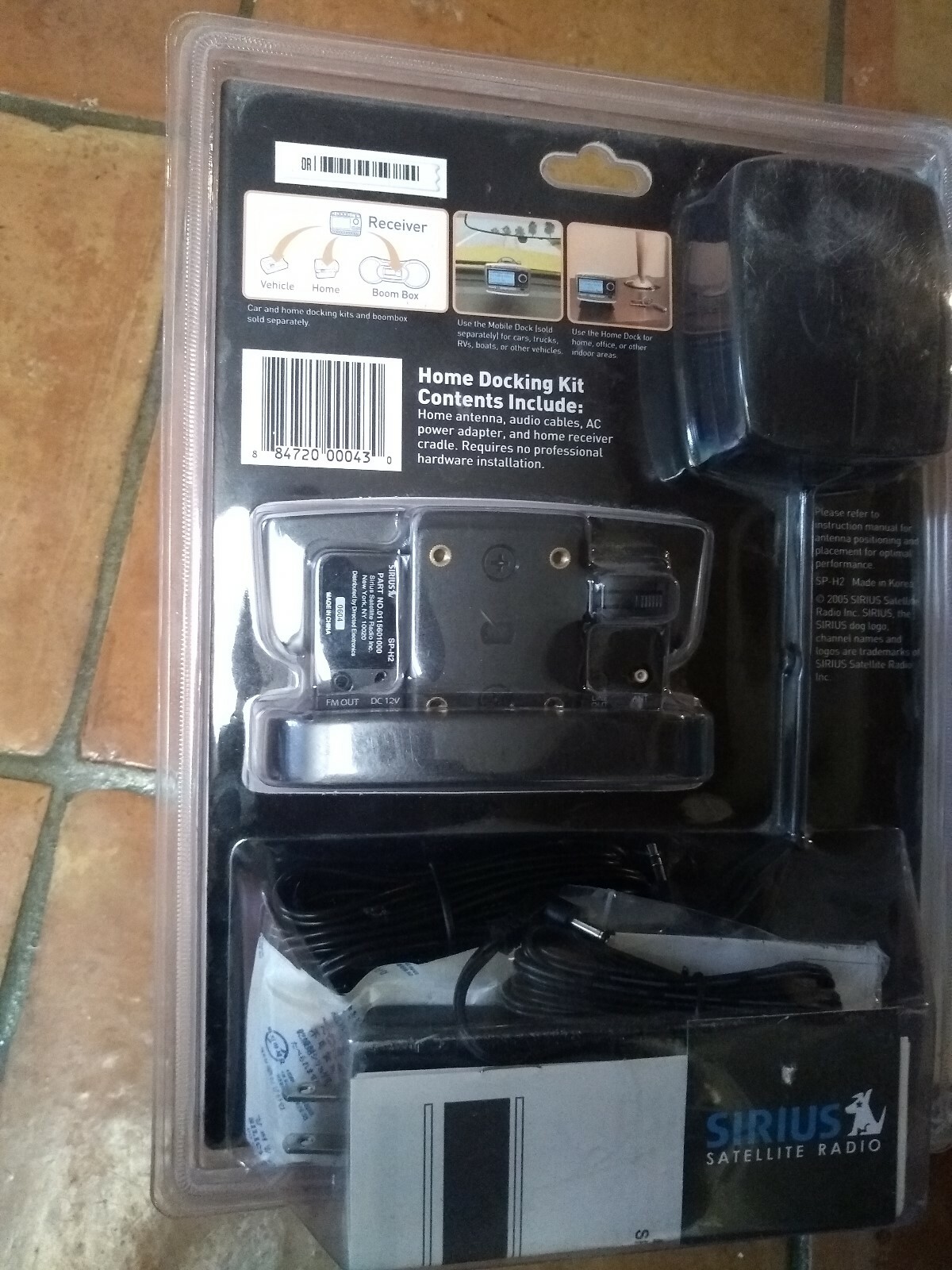 NEW SEALED - Sirius Satellite XM Radio Sportster Home Docking Station SP-H2 SET