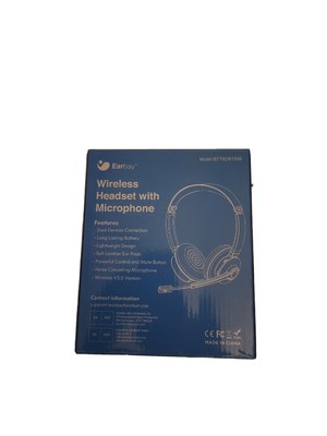 Earbay Wireless Headset, Bluetooth Headsets with Microphone Noise Canceling 