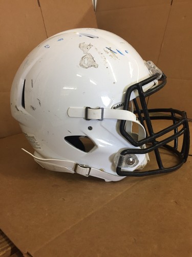 USED RIDDELL SPEED FOOTBALL HELMET - MEDIUM - METALLIC WHITE