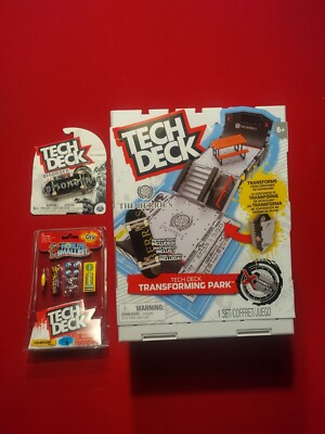  Tech Deck The Berrics Transforming Park X-Connect Park Creator ramp set. All 3