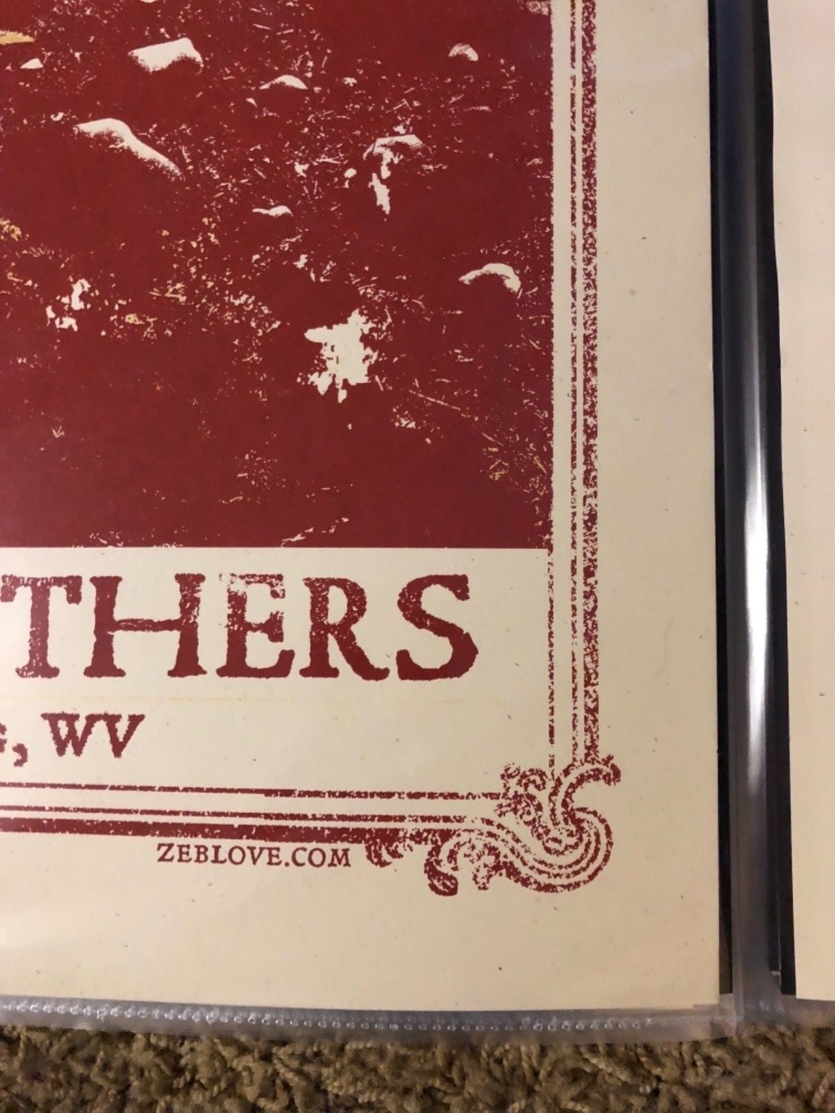 Avett brothers poster set by zeb love WV 2013