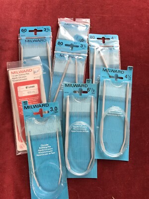 Milward circular knitting needles
