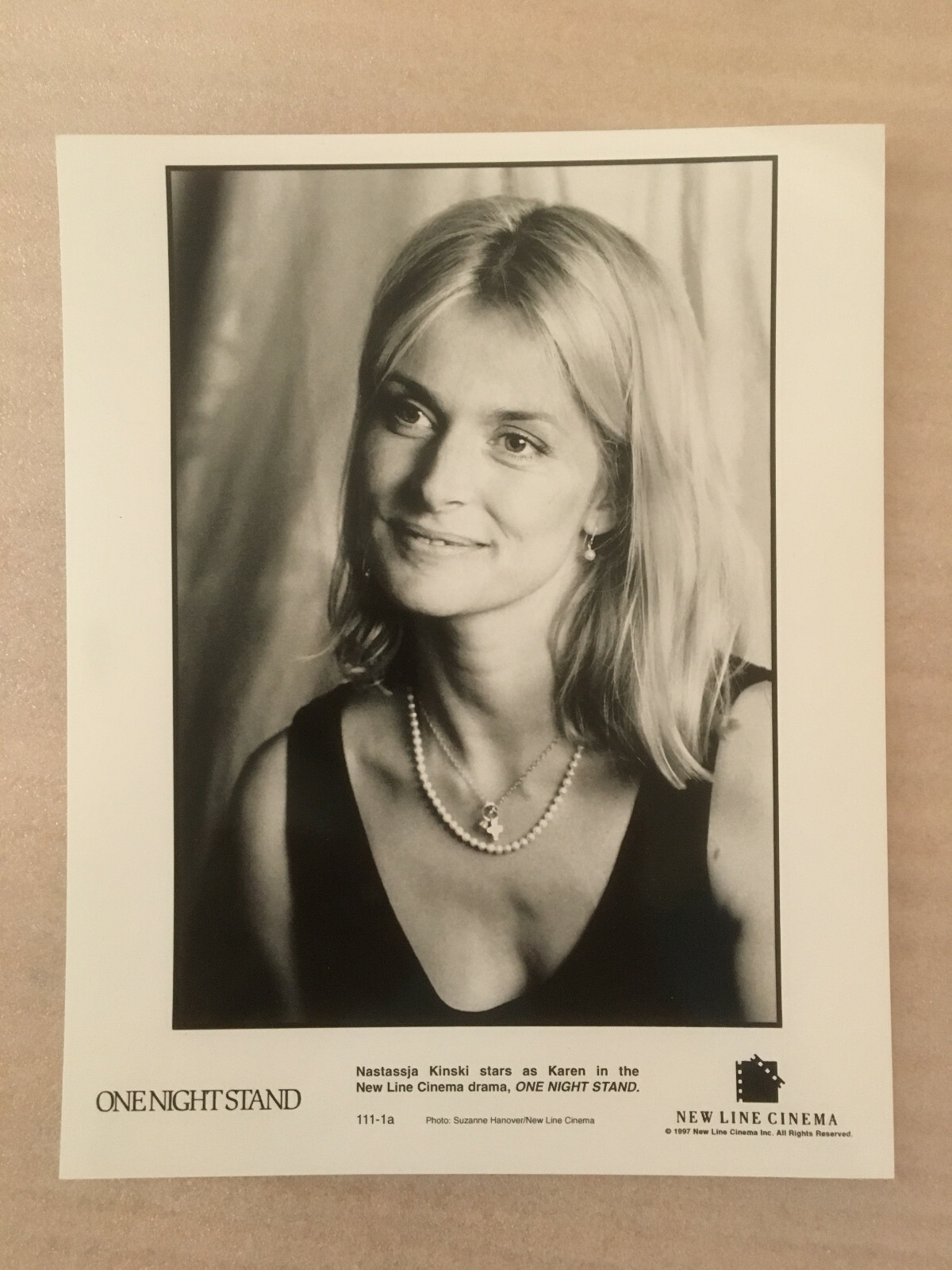 ポートレイト VOL.1 portrait Nastassja Kinski 1997 . original vintage press headshot