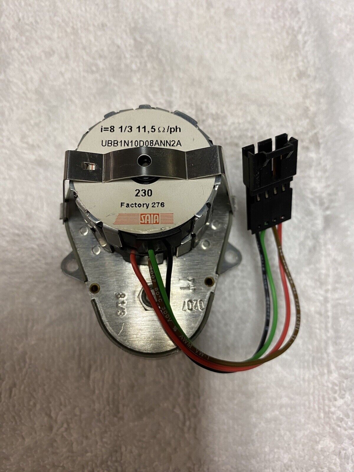Saia Burgess UBB Schrittmotor mit Getriebe UBB1N10D08ANN2A 230 276 i=8 11,5 Ohm Saia Burgess UBB Schrittmotor mit Getriebe UBB1N10D08ANN2A 230 276 i=8 11,5 Ohm