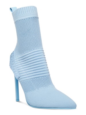 

Женские голубые ботильоны STEVE MADDEN с язычком Maxwelle Toe Stiletto, длина 5,5 м, Light blue, MAXW02S1