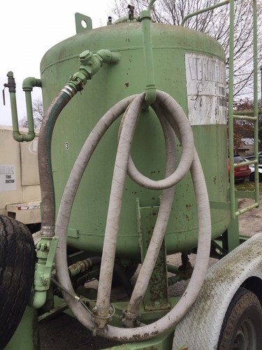 Simmons Blast Pot On Trailer