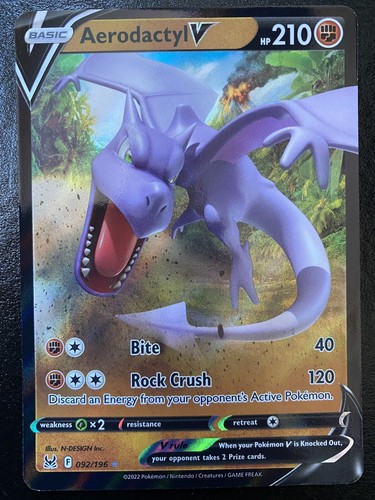 ポケモンカードゲーム Aerodactyl V from Lost Origin Amazon.com: Pokemon - Aerodactyl V 092/196 - Lost Origin