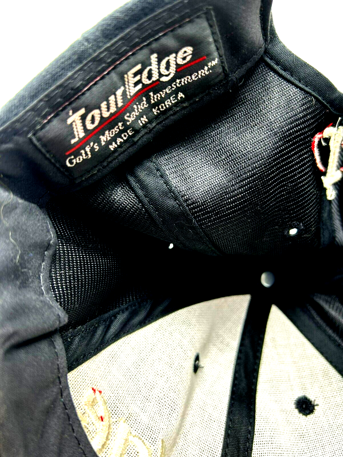 Tour Edge Golf Clubs Bags Sports Hat Cap Strapback Black B319 D