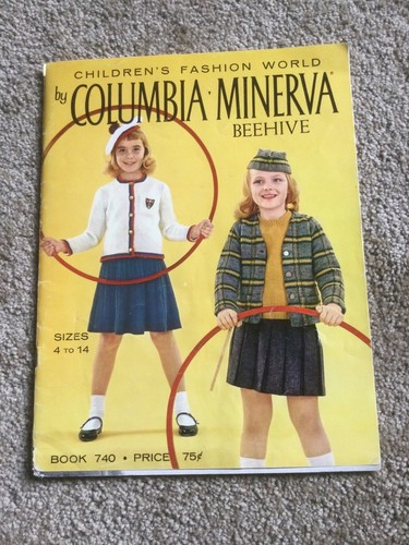 COLUMBIA MINERVA “Children's Fashion World” Beehive KNITTING #740