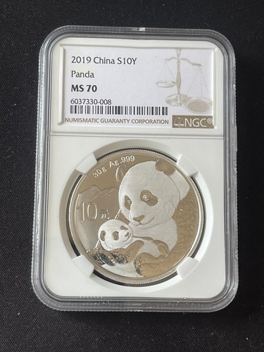 2019 China Panda Silver Coin 10 Yuan 30g NGC MS70 | eBay