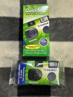 Fujifilm Fuji Quicksnap 400 Single Use Disposable 35mm Camera Flash