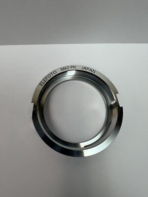 ELEFOTO Mount Adapter for M42 Screw Mount Lens To PK Pentax K Mount Camera