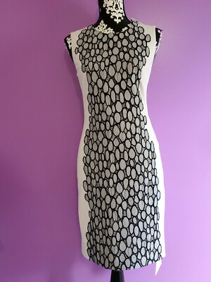  New DVF Diane von Furstenberg Tilda shift Dress sz 4  sleeveless prom Christmas