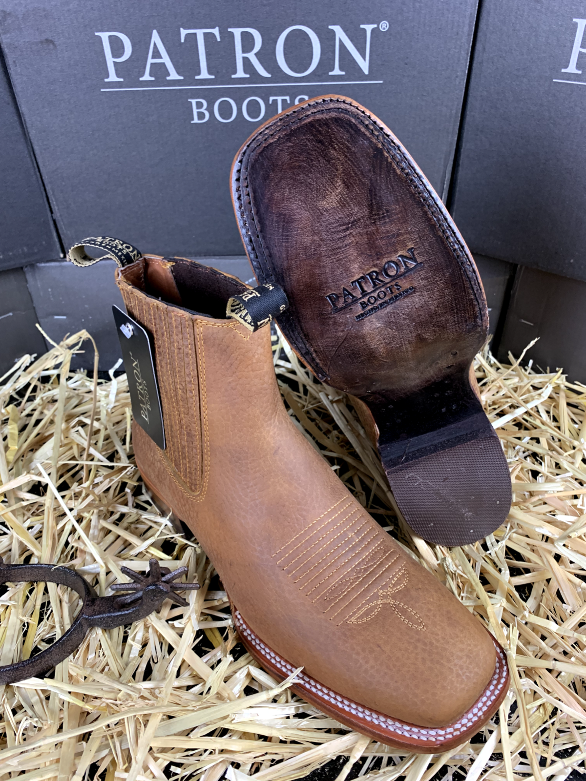 Rodeo Square Toe Botines