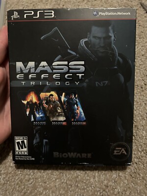 Mass Effect Trilogy Sony PlayStation 3 PS3 CIB W/ Sleeve