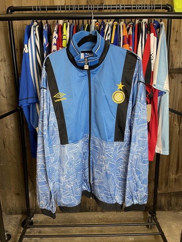 ウェア 90s umbro Inter Milano uniform shirt y2k Inter Milan Umbro 1992/94 Vintage Y2k Football Shirt Soccer