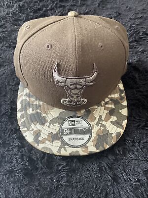 Chicago Bulls Windy City 9Fifty Brown Camouflage Baseball Cap/Hat SnapBack
