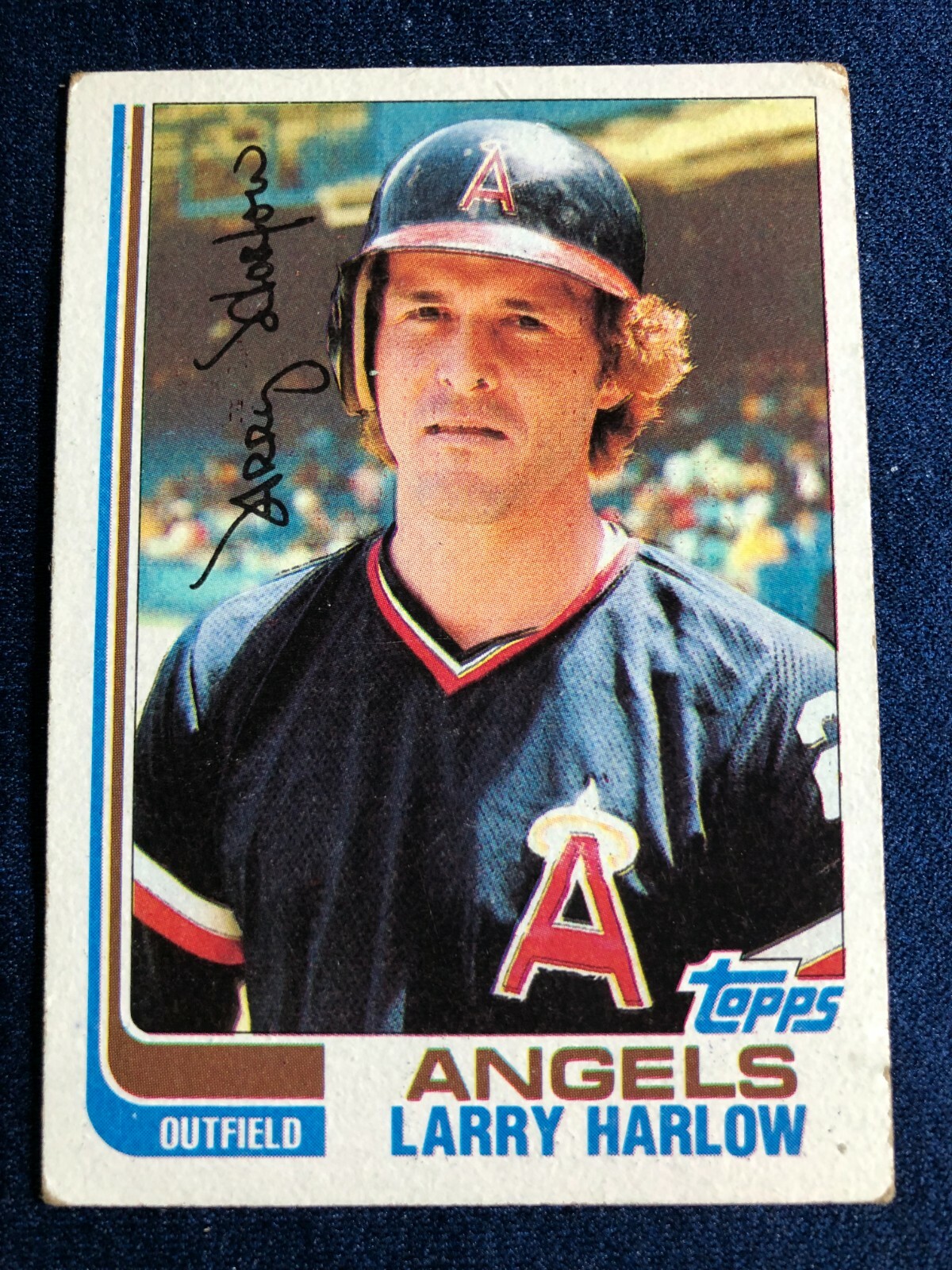 1982 TOPPS #257 LARRY HARLOW (CALIFORNIA ANGELS) BASEBALL