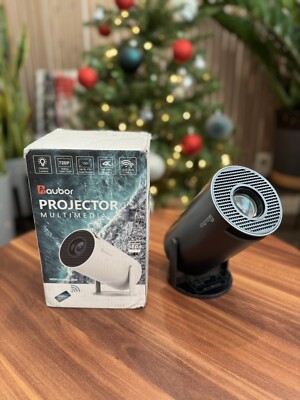Aubor 1080 HD Mini Portable Projector HY300 / Black
