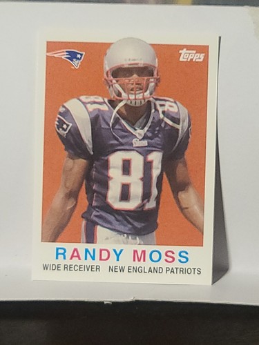 2008 TOPPS RANDY MOSS TURN BACK THE CLOCK 21/40 RARE!!!!