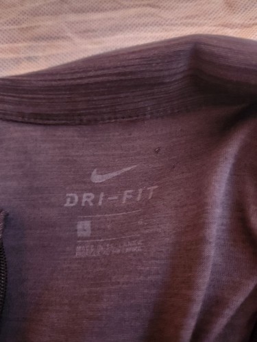 Nike Dri-Fit 1/4 Zip-Up Gray Pullover Jacket Mens Size Large