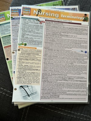 Barcharts Nursing Terminology Quick Study Guide