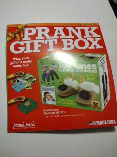 Prank Gift Box toe tunes slipper speakers | eBay