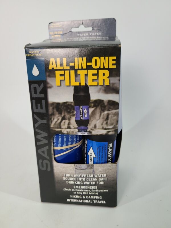 Sawyer SP181 Hiking & Camping, Emergencies All-in-One Water Filtration System