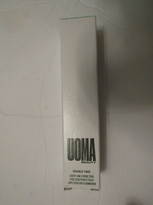 New DEFECT Uoma Beauty DOUBLE TAKE Sculpt and Strobe Stick Black Pearl  Step 3
