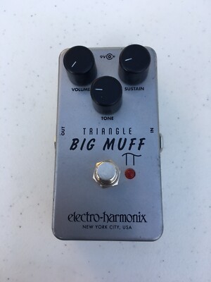 Electro Harmonix Nano Triangle Big Muff Pi Fuzz Distortion Guitar Effect Pedal