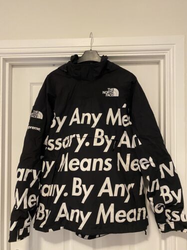 Supreme x The North Face TNF By Any Means Necessary Pullover - Large - Black