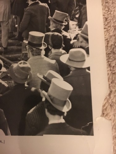 Vtg Original 1938 Cecil B DeMille UNION PACIFIC Golden Spike Captioned Photo