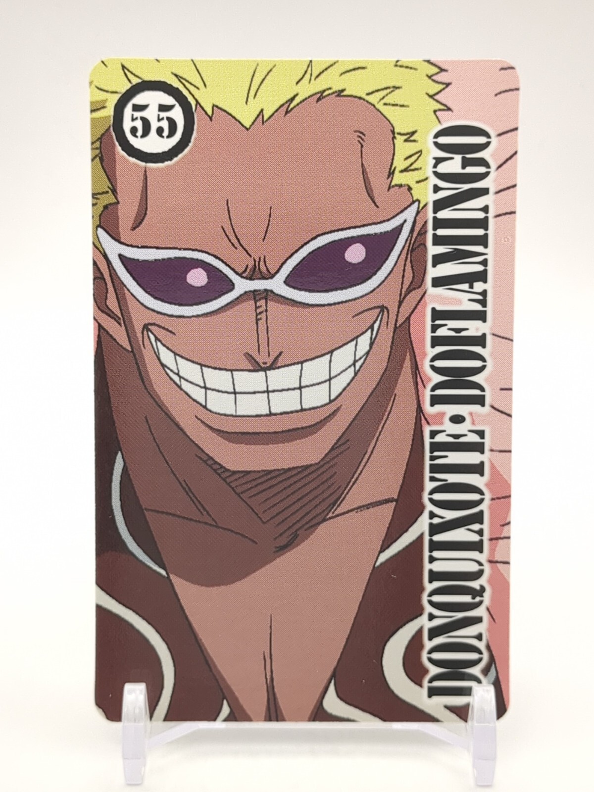 ドフラミンゴ Donquixote Doflamingo #55 One Piece Card Top Gum 2010 Top