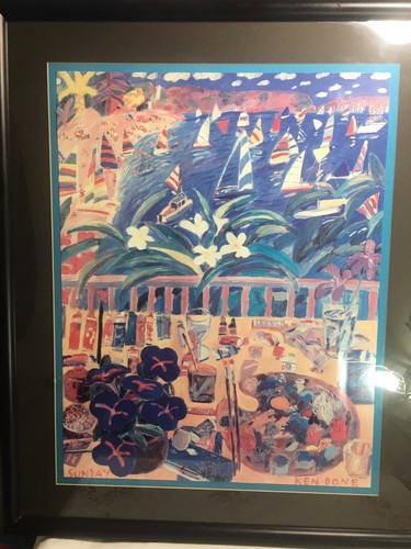 SUNDAY WORKS アートプリント SUNDAY by KEN DONE, Reprint, Framed | eBay