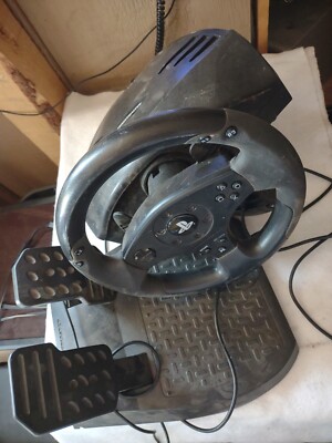 Thrustmaster T80 Playstation PS3 PS4 Racing Steering Wheel & Pedals Untested
