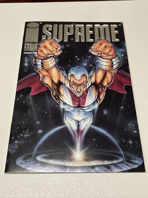 Supreme Vol.2 #1 Image Comics 1992 Rob Liefeld Silver Foil VF/NM - Box 14