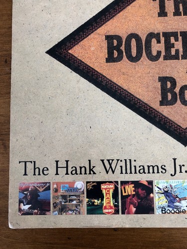 Hank Williams Jr Collection 79-92 1992 Autographed Signed Album Flat Bocephus