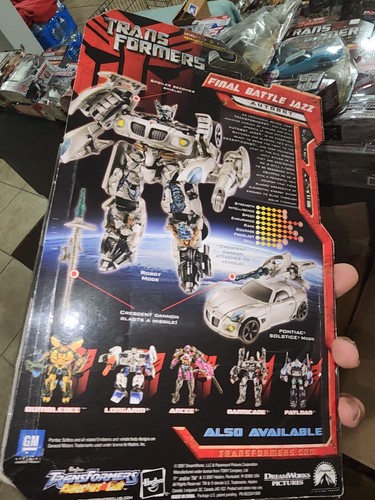Hasbro Transformers Movie Deluxe Autobot Jazz Final Battle Action Figure 2007