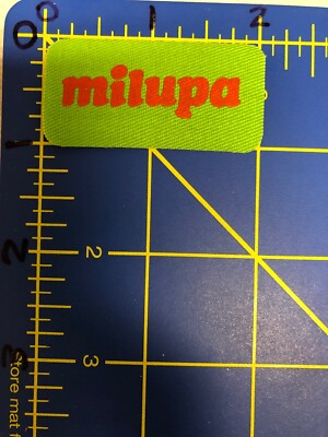 Vintage Milupa Comida Company Logo Parche Friedrichsdorf Alemania Milumil Bebé *