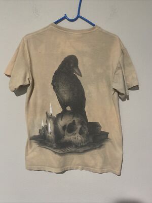 Down Phil Anselmo 2009 Crow skull Tour Tshirt Mens Small- Has Stains