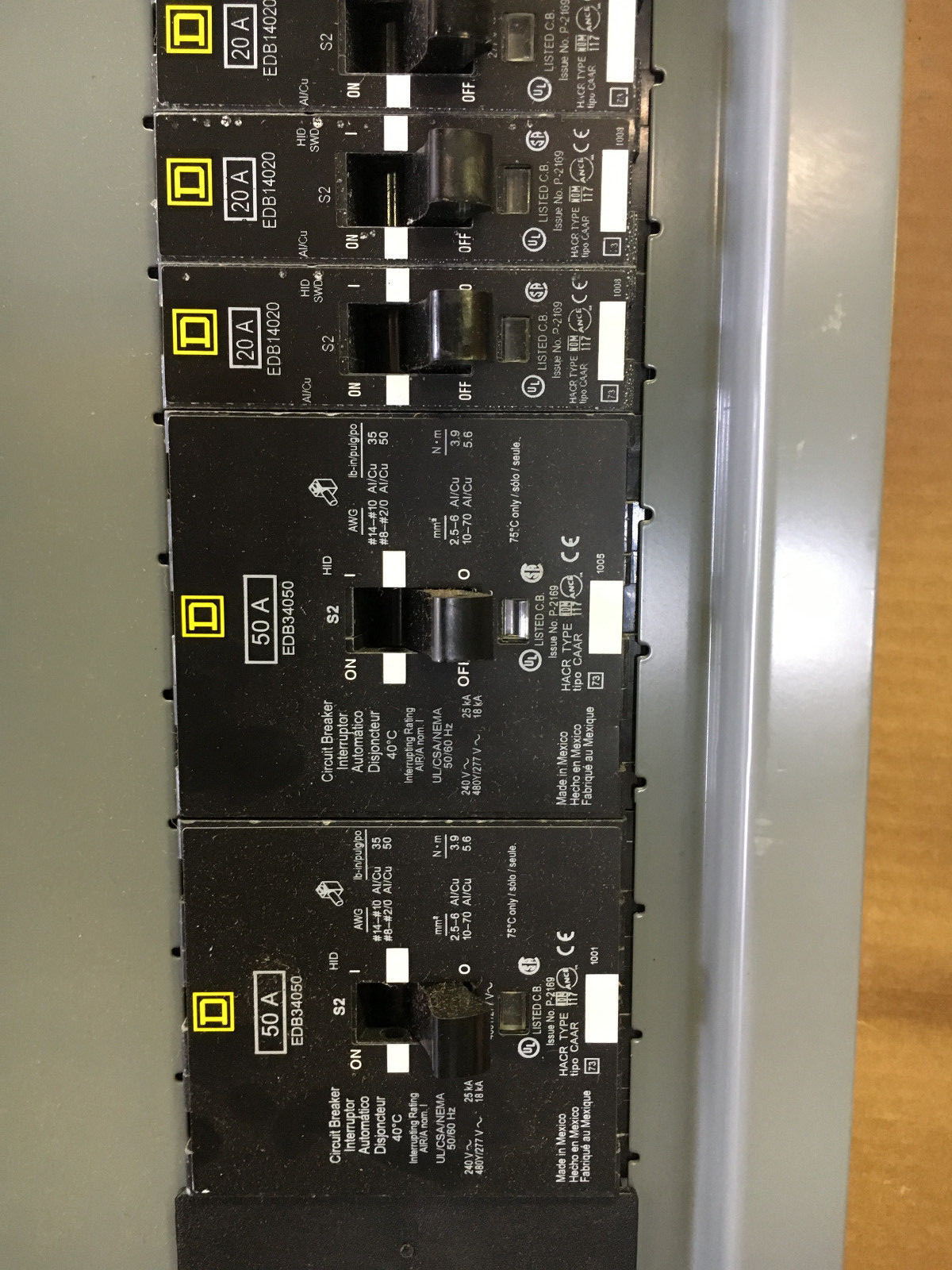 Square D 12279196470080001 new in box 250a max 3ph 4w MLO 480/277v 42 space #E3