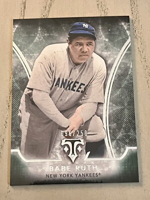 2015 Topps Triple Threads Emerald /250 Babe Ruth #1 HOF