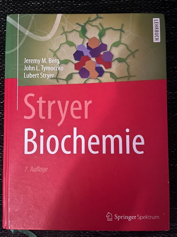Biochemie | L. Stryer | 7. Auflage | Guter Zustand