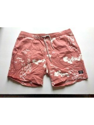 

ZGY DENIM Mens Coral Drawstring, Классические шорты с принтом, Коралл, ZM1700