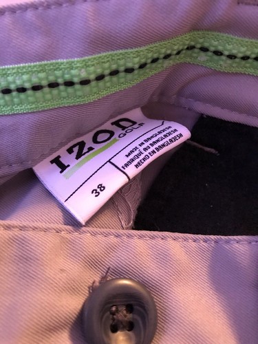 IZOD GOLF GREY SHORTS MENS SIZE 38 NWOT