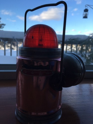 Vintage MARBOLITE railroad lantern (rare)