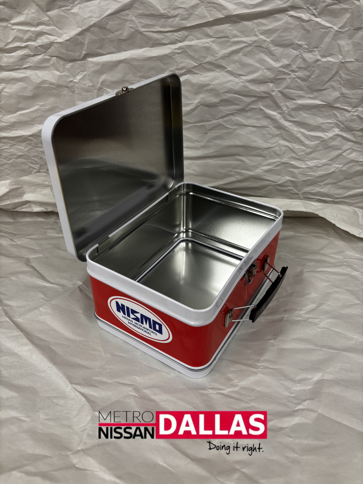 GENIUNE NISSAN NISMO RETRO LOGO LUNCHBOX